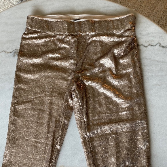 may & july Pants - NWT May & July | Gold Sequined Leggings